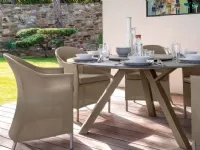 Circle tavolo talenti diam.150 in forte sconto fine stagione  Talenti outdoor: tavolo da giardino con forte sconto