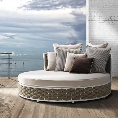 Daybed lounger manhattan esterno Outlet etnico a prezzo scontato Arredo Giardino