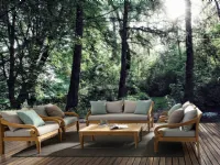 Divano 2-3p karuba teak  Outlet etnico: Arredo Giardino con forte sconto