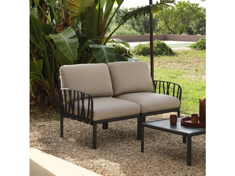 Divano da giardino modello Set completo divano 2 posti - komodo 2 Nardi in offerta