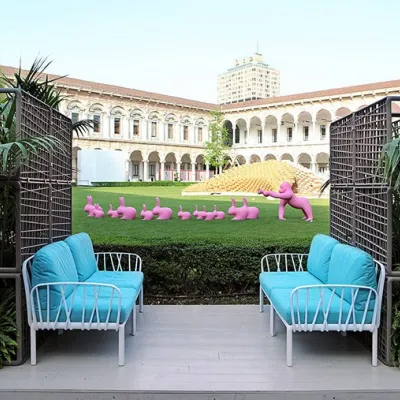 Divano da giardino Nardi outdoor Set completo divano 2 posti - komodo 2 A PREZZI OUTLET