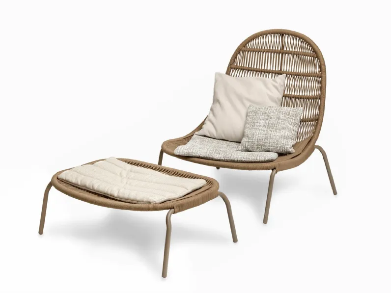 Divano da giardino Panama lounge chair  Talenti outdoor a prezzo scontato