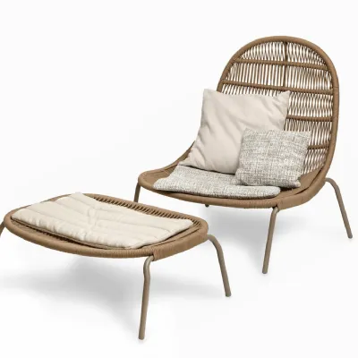 Divano da giardino Panama lounge chair  Talenti outdoor a prezzo scontato