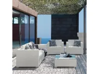 Divano da giardino Set divano +2 poltrone + tavolino touch xl talenti  Talenti outdoor OFFERTA OUTLET