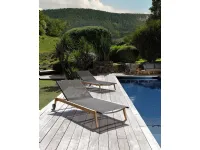 Divano da giardino Talenti outdoor Lettino moon teak talenti  con uno sconto esclusivo