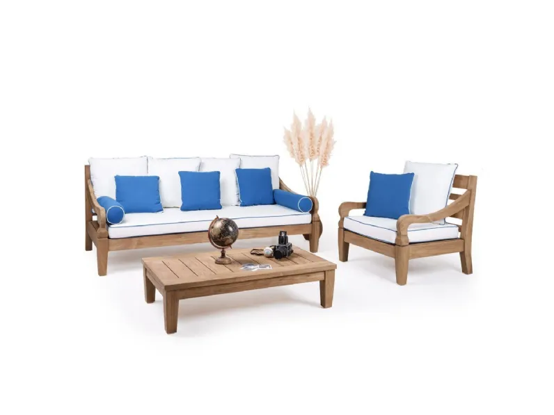 Divano java teak  Outlet etnico: Arredo Giardino a prezzo scontato