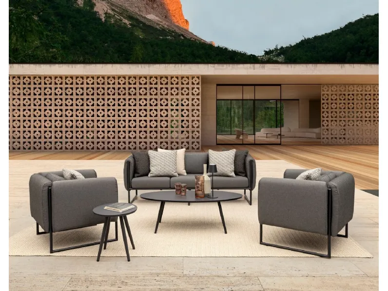 Arredo Giardino Outlet etnico Divano-set 3 posti pixel a prezzo scontato