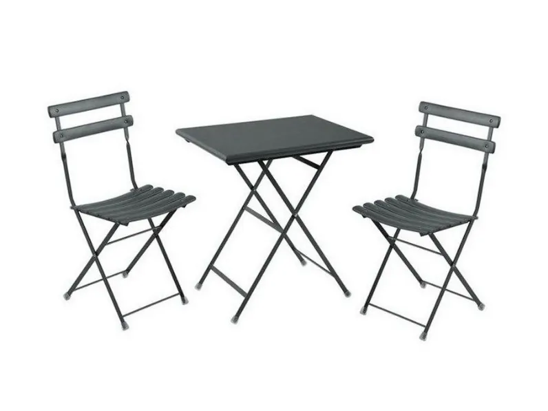 Tavolo per l'esterno modello Tavolo arc en ciel 70 x 50 con 2 sedie Emu con forte sconto