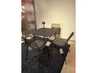 Arredo Giardino Kartell Hiray set tavolo e sedie con cuscini  a prezzo Outlet 