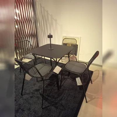 Kartell Hiray set tavolo e sedie con cuscini  Arredo Giardino A PREZZI SCONTATISSIMI  