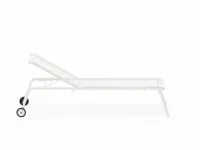 Arredo giardino Vermobil Lettino alice bianco a prezzo ribassato