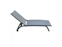 Lettino ilia antracite cosma Cosma outdoor living: arredo giardino in Offerta Outlet