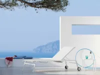 Lettino prendisole alice bianco Vermobil: Arredo Giardino in offerta