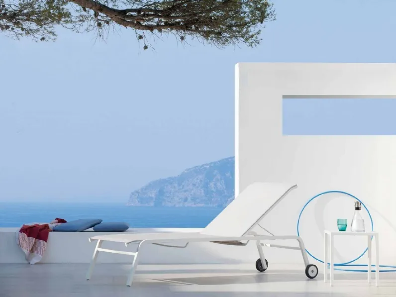 Arredo giardino Vermobil Lettino prendisole alice bianco con un ribasso esclusivo