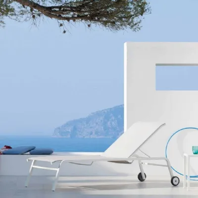 Arredo giardino Vermobil Lettino prendisole alice bianco con un ribasso esclusivo