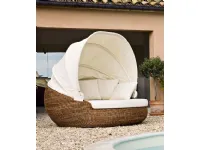 Arredo Giardino Md: Lounger intrecciato a mano, made in Italy. Prezzo scontato!