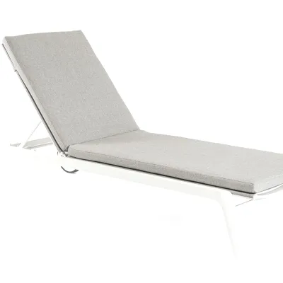 Bizzotto  lettino jalisco bianco con ruote: arredo giardino con forte sconto