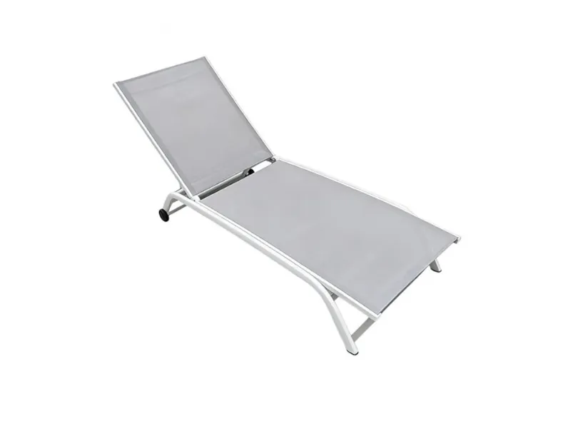 Mobile giardino modello Lettino ilia bianco cosma di Cosma outdoor living IN OFFERTA