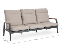 Bizzotto Salotto miguel 4 posti bizzotto: arredo giardino in offerta