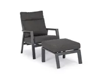 Arredo giardino Bizzotto Poltrona reclinabile kledi e poggiapiedi con uno sconto esclusivo