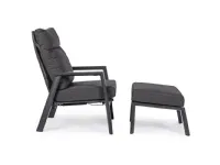 Arredo giardino Bizzotto Poltrona reclinabile kledi e poggiapiedi con uno sconto esclusivo