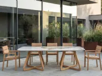 Mobile giardino Tavolo esterno cristalceramica magellano  di Md work a prezzi outlet