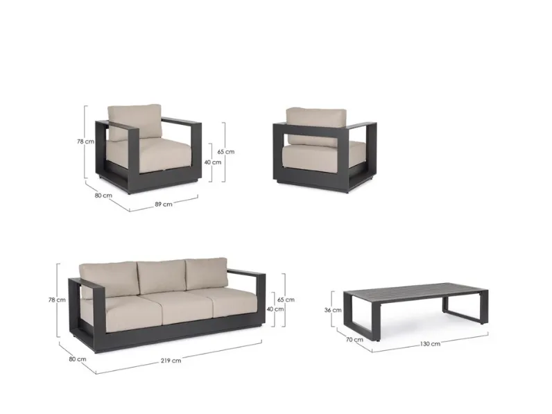 Arredo giardino Moses Bizzotto a prezzo ribassato