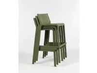 Nardi Sgabello trill stool verde agave : arredo giardino in offerta
