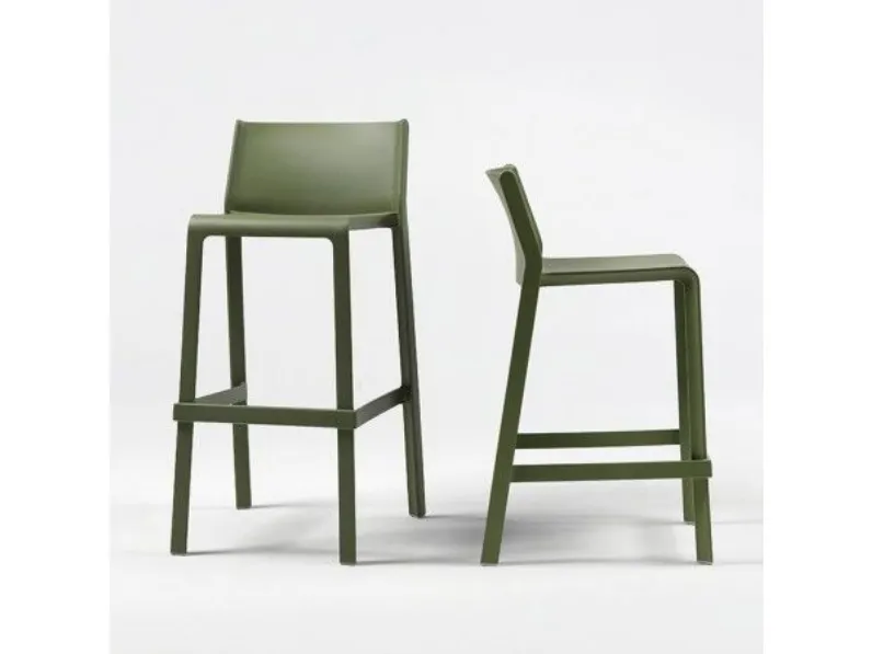 Sgabello trill stool verde agave  Nardi: arredo giardino in Offerta Outlet