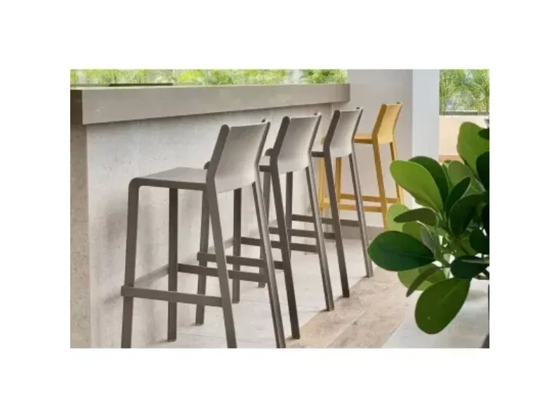 Sgabello trill stool verde agave  Nardi: arredo giardino in Offerta Outlet