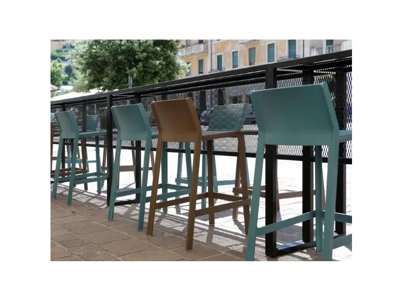 Sgabello trill stool verde agave  Nardi: arredo giardino in Offerta Outlet