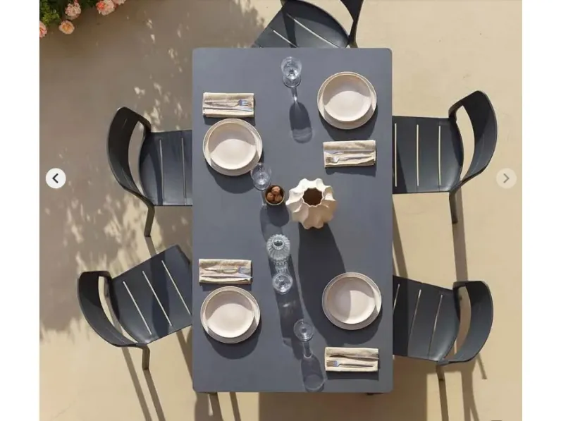 Nardi Tavolo piave con sedie cassia Arredo Giardino A PREZZI SCONTATISSIMI  