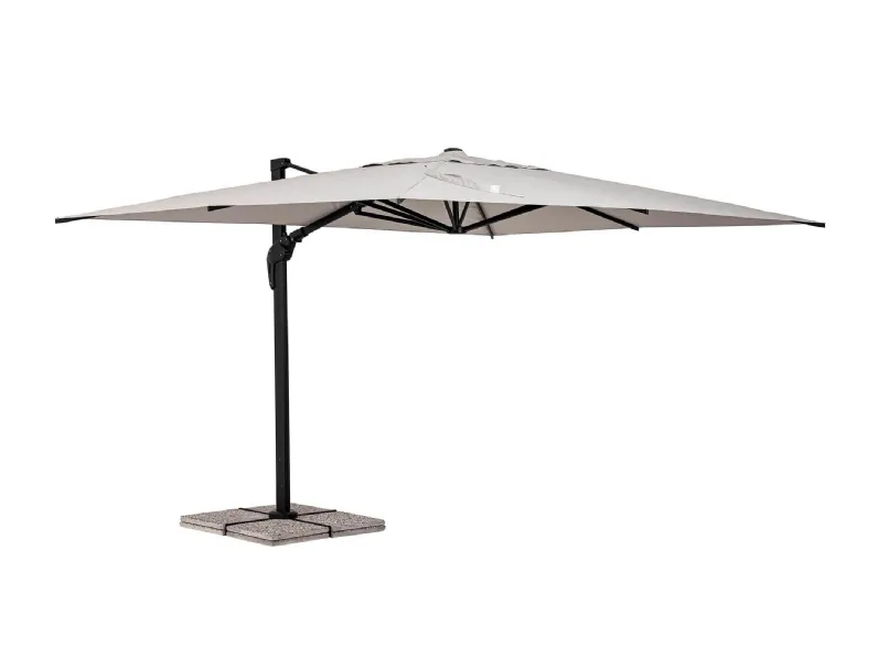Mobile giardino modello Ombrellone aries 300 x 400 antracite telo naturale  bizzotto di Bizzotto IN OFFERTA