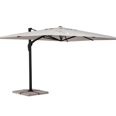 Mobile giardino modello Ombrellone aries 300 x 400 antracite telo naturale  bizzotto di Bizzotto IN OFFERTA