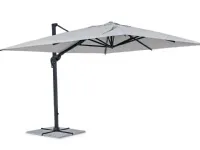 Arredo Giardino Bizzotto Ombrellone braccio ines 3x4 grigio chiaro a prezzo ribassato