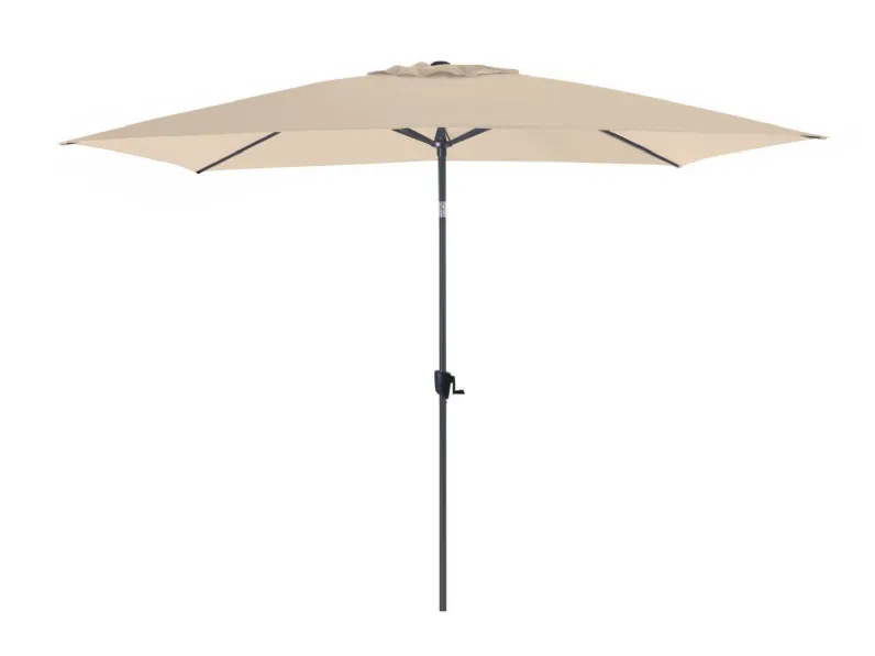 Arredo Giardino Ombrellone dritto in alluminio 3 x 2 m telo ecr Proloisirs a prezzo scontato