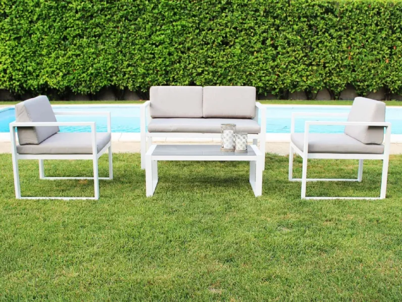 Salotto formentera alluminio Outlet etnico a prezzo ribassato Arredo Giardino