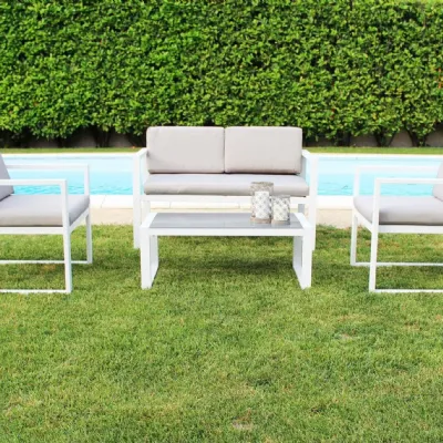 Salotto formentera alluminio Outlet etnico a prezzo ribassato Arredo Giardino