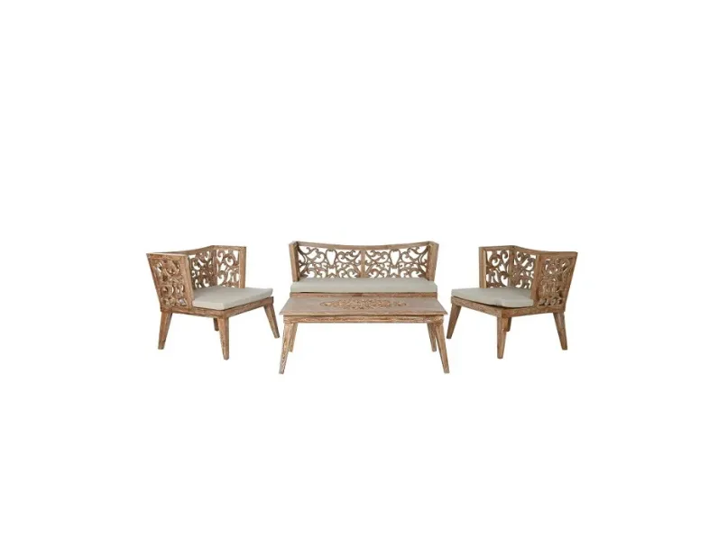 Arredo giardino Outlet etnico Salotto orientale teak A PREZZI OUTLET