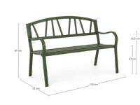 Arredo giardino Panca janelle forest Bizzotto OFFERTA OUTLET - -700%