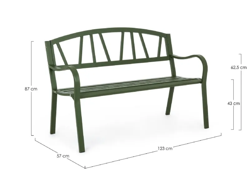 Arredo giardino Panca janelle forest Bizzotto a prezzo scontato
