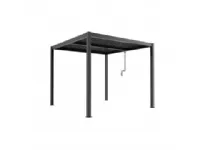 Arredo Giardino Outlet etnico Pergola bioclimatica 33 bianca e antracite con uno sconto esclusivo