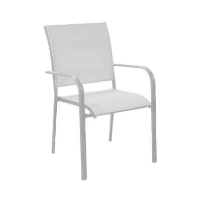 Poltrona impilabile Elegance Bianco: Arredo Giardino in Offerta