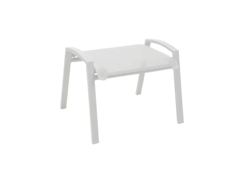 Mobile giardino Poltrona multiposizione elegance antracite con poggiapiedi bianca di Proloisirs con forte sconto