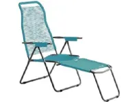 Poltrona spaghetti blu ottanio - fiam Fiam a prezzo ribassato Arredo Giardino