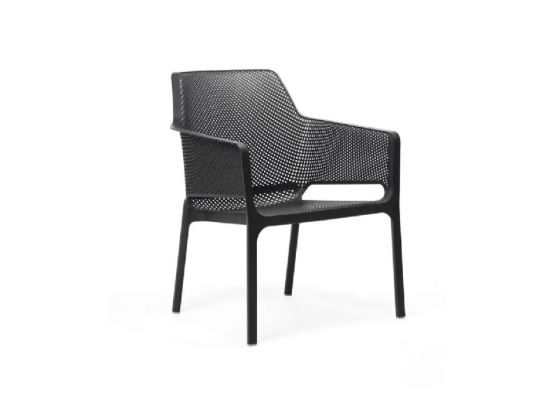 Arredo Giardino Nardi Poltroncina net relax antracite  con uno sconto esclusivo