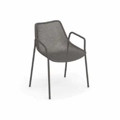 Poltroncina round grigio antico Emu: Arredo Giardino a prezzi outlet