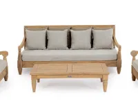 Outlet etnico: Poltrona Bali teak, acqua a prezzo scontato.