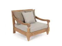 Outlet etnico: Poltrona Bali teak, acqua a prezzo scontato.