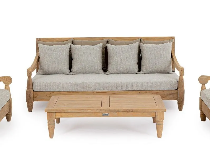 Outlet etnico: Poltrona Bali teak, acqua a prezzo scontato.